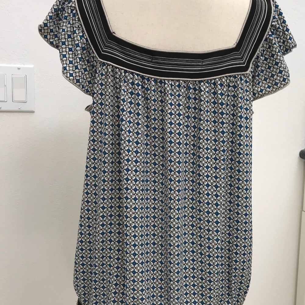 Max Studio, Women’s Top, Flutter Sleeves, Size Xl - image 2